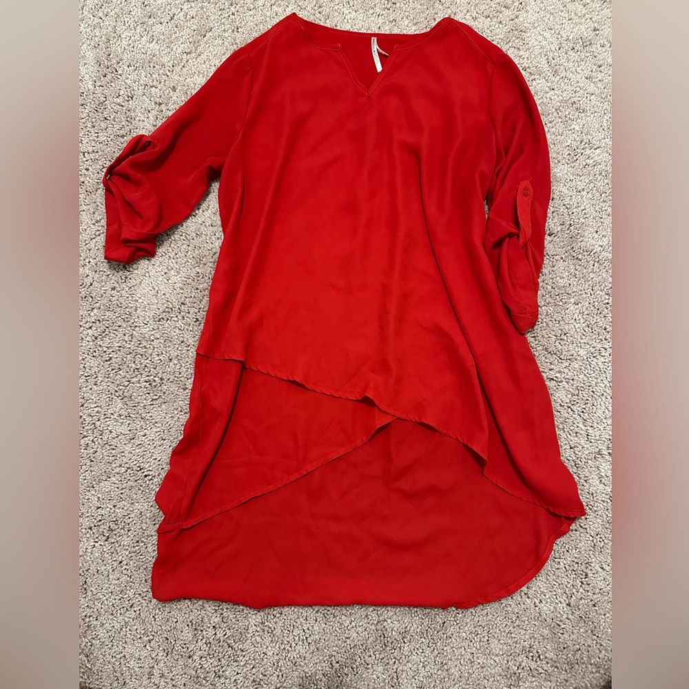 Red tunic